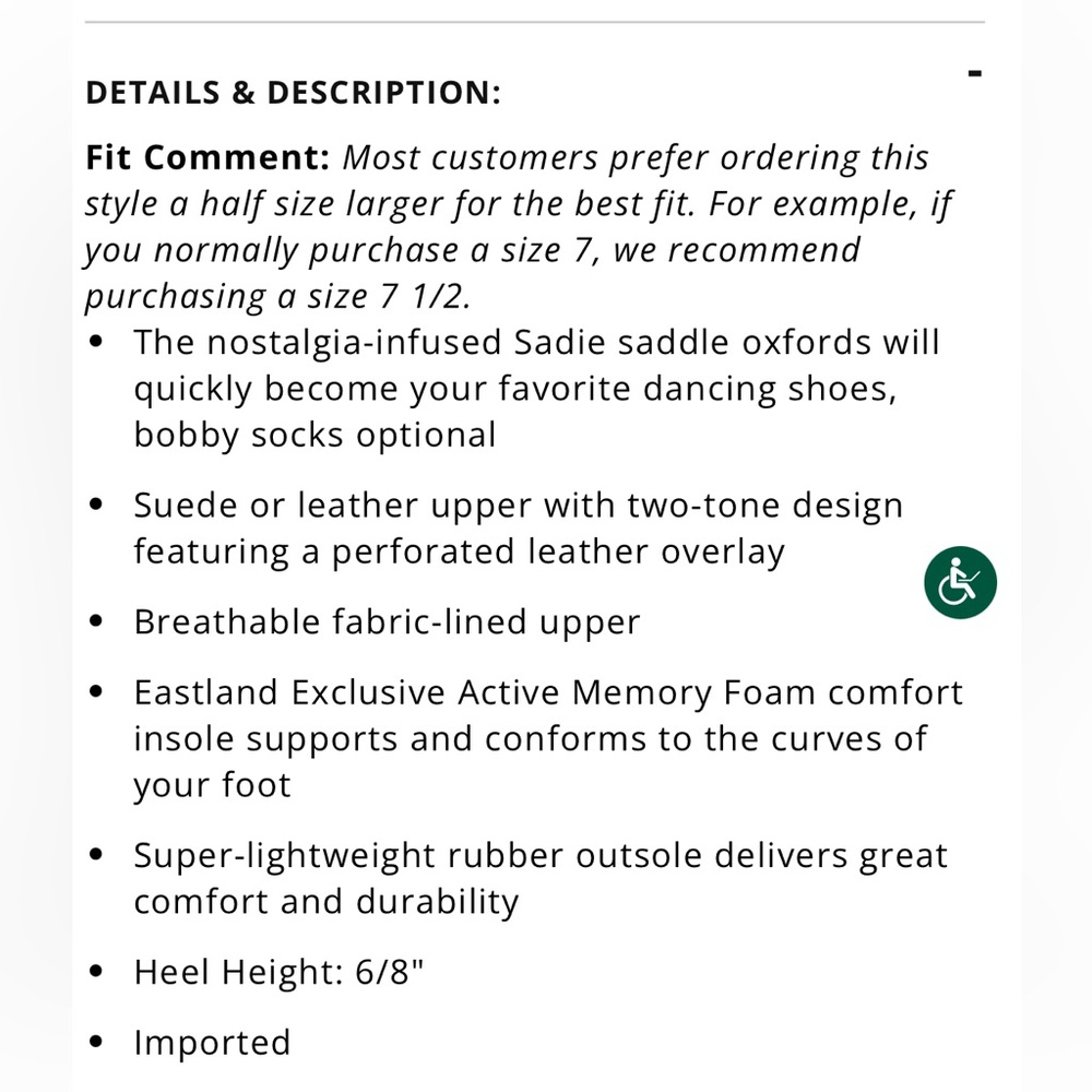 Eastland Sadie Saddle Shoes - Picture 9 of 9